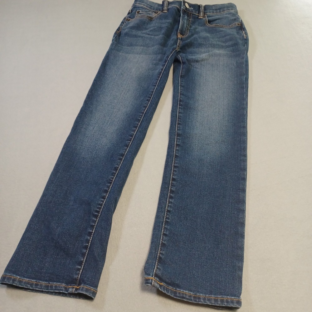 Gap Denim Kids Boys Size 10 Regular Stretch Straight Jeans Medium Wash Blue